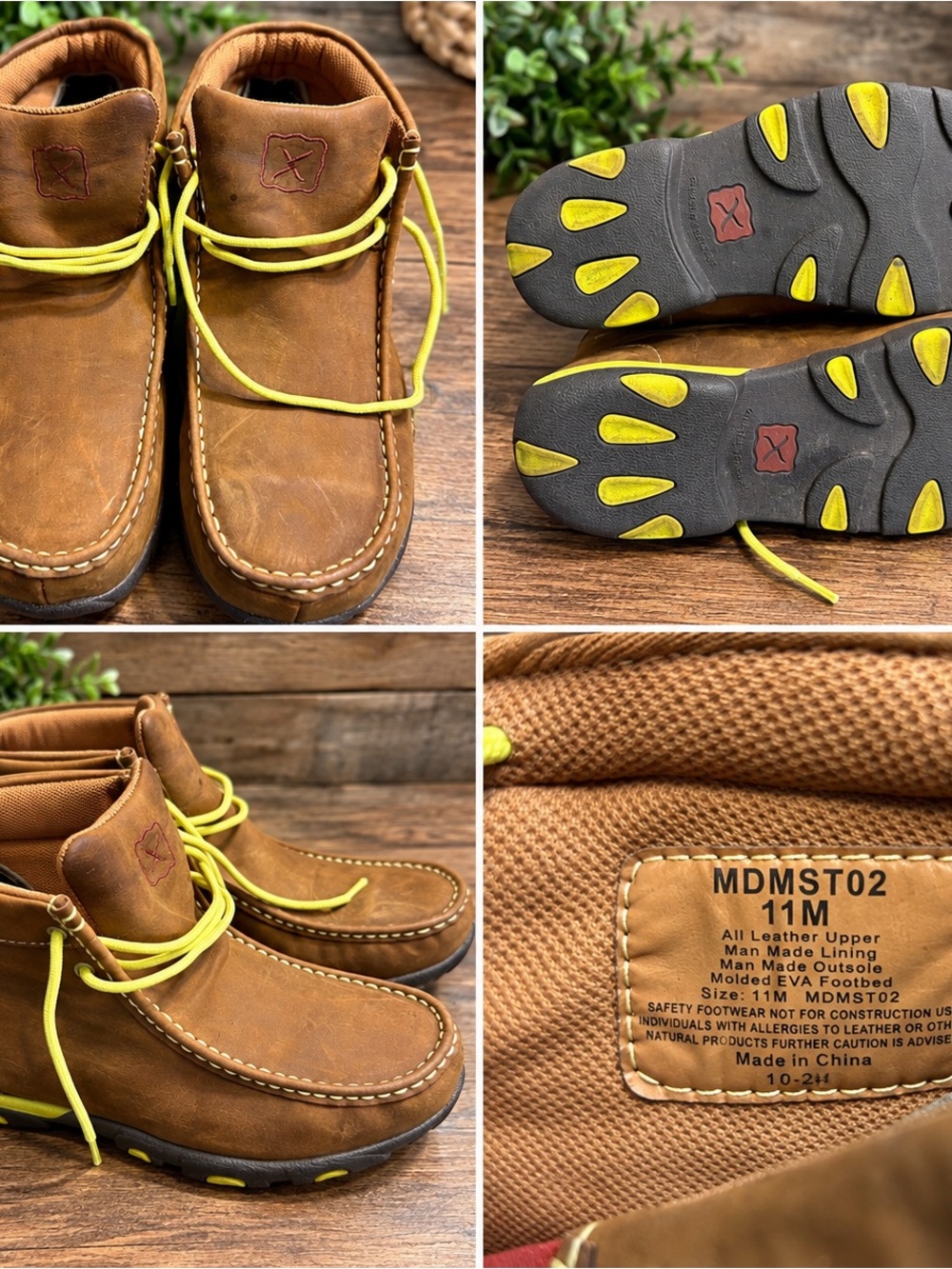 Twisted X Men's Steel Toe Chukka Driving Moc Work Boots
